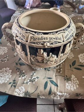 Vintage Marzi & Remy German Castles Punch Bowl No Lid